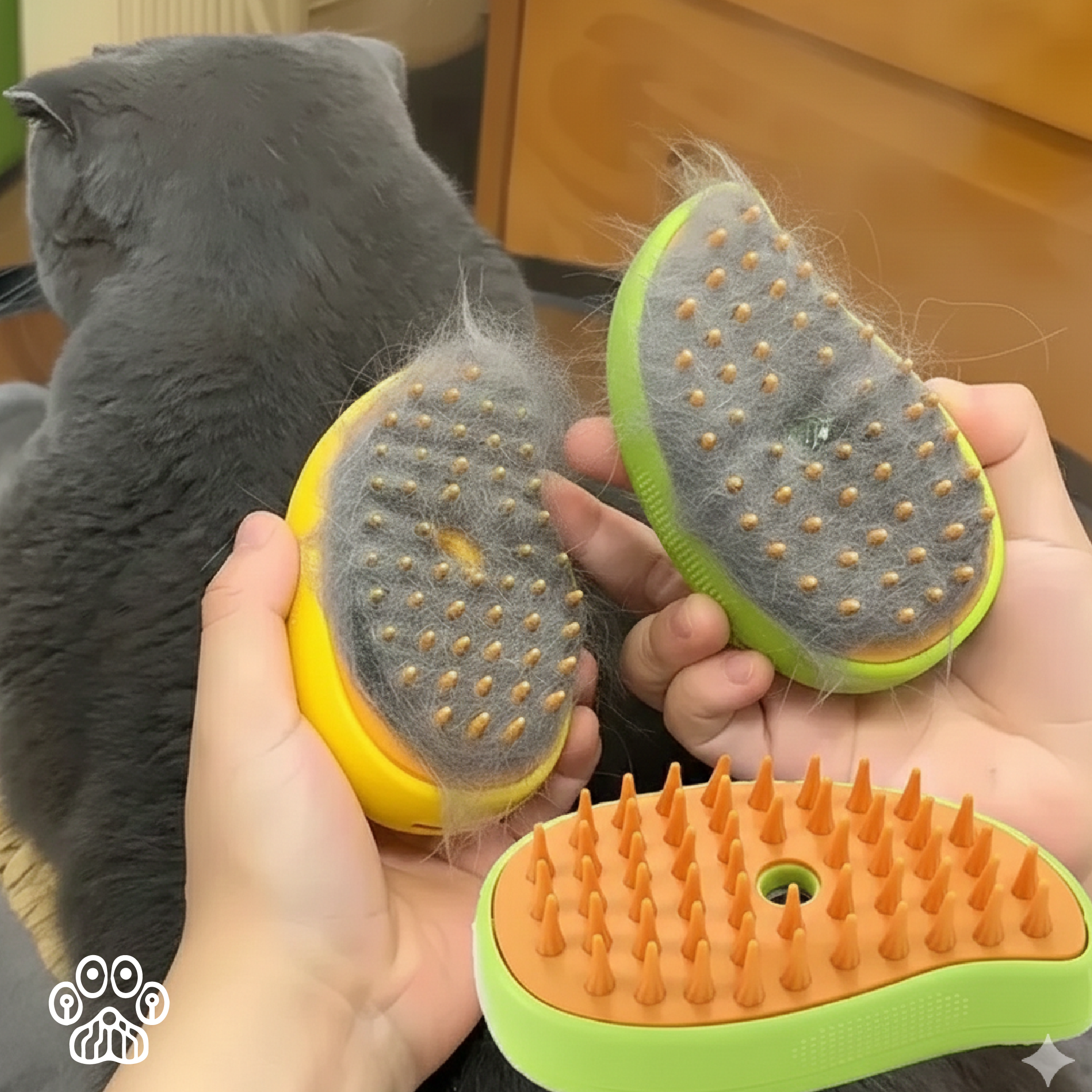 Cepillo Masajeador a Vapor